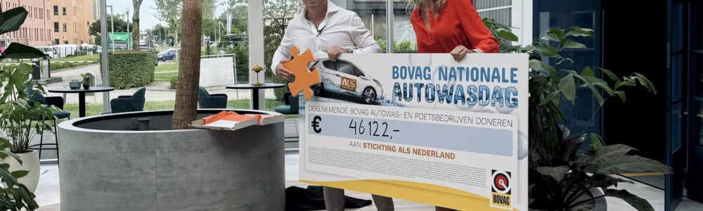 BOVAG Nationale Autowasdag 2024 haalt Recordbedrag op voor Stichting ALS Nederland